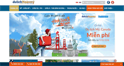 Desktop Screenshot of dulichhoanmy.com
